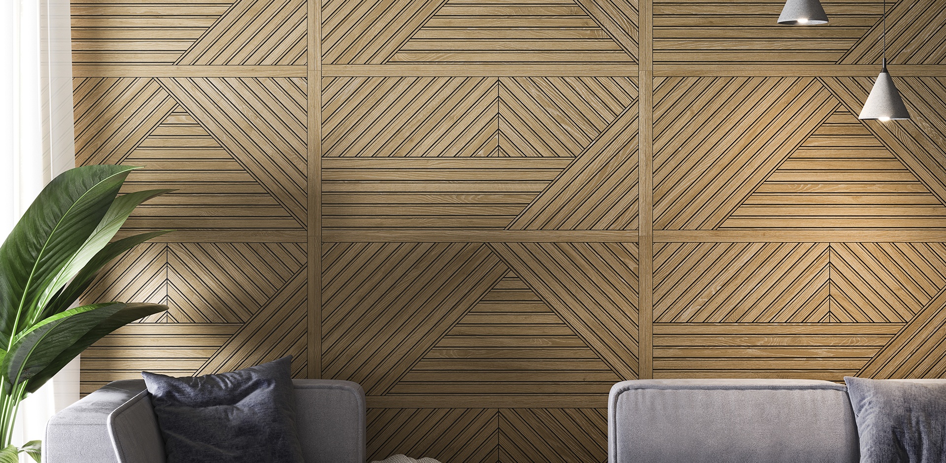 На стену Studio Laths Oak 60x120 - фото 4