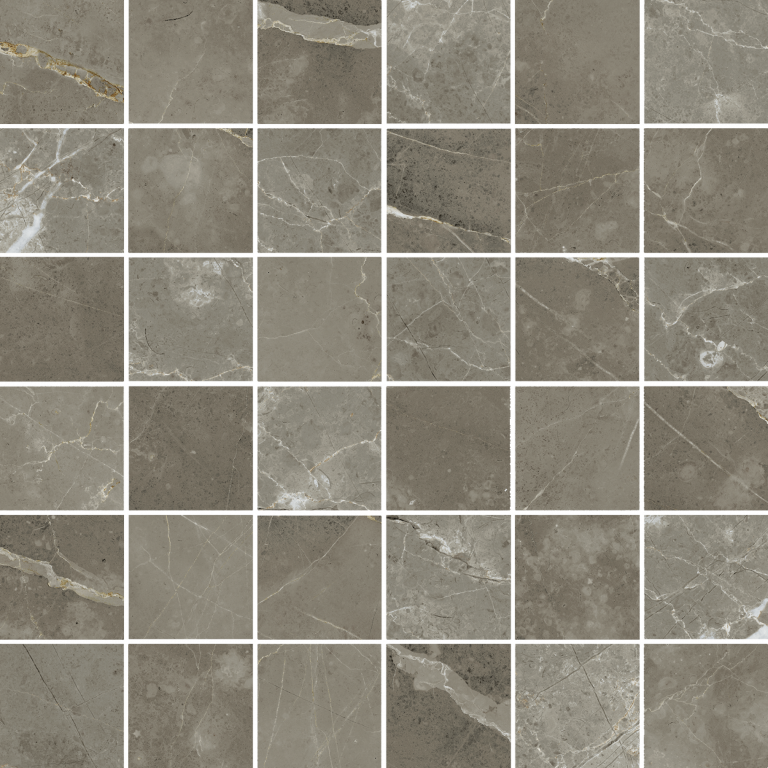 610110001140 На пол Stellaris Tuscania Grey Mosaico 30x30