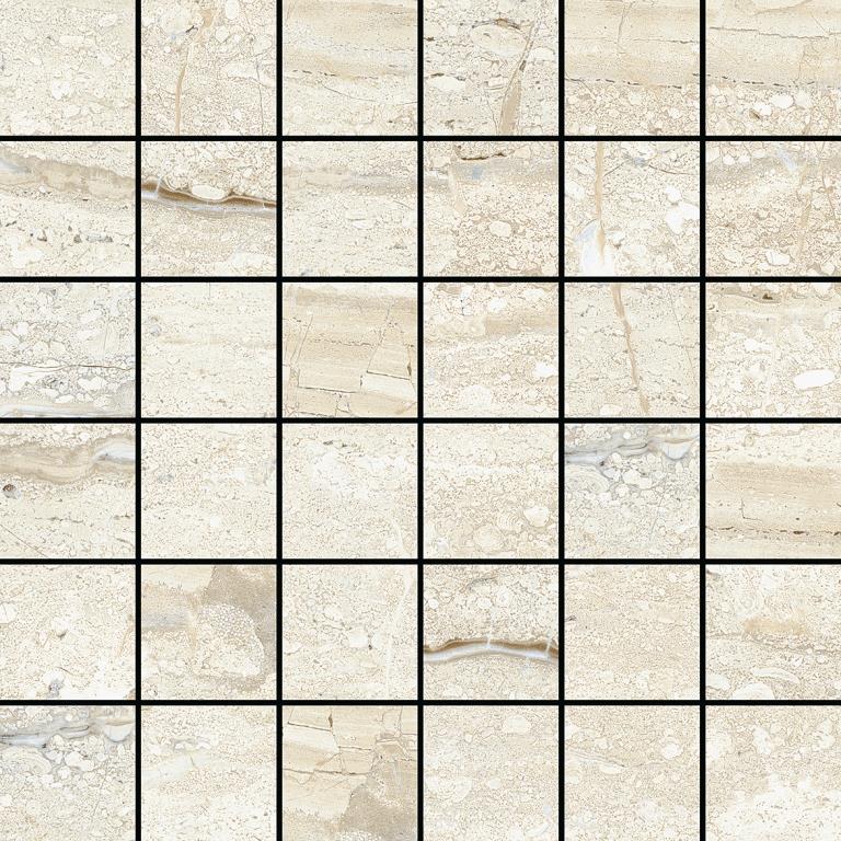 Mosaic Beira Marfil 9.8*48*48 298*298,  На пол Керамическая мозаика Beira Marfil