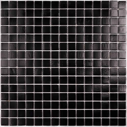 Simple Black 4*20*20 327*327 На пол Керамическая мозаика Simple Black (на  бумаге)