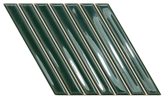 135016 На стену Spike Bars A Royal Green Gloss 15x25.9