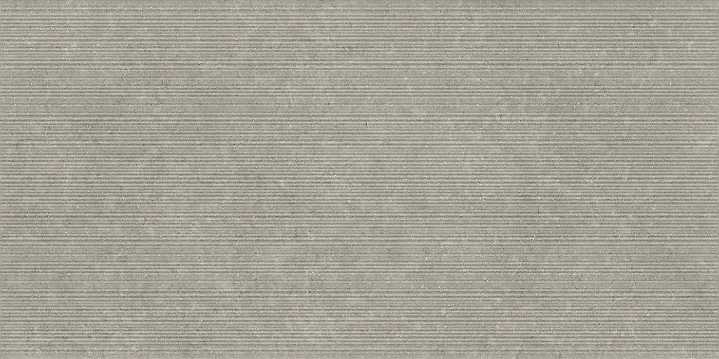 05601 На стену Limestone English Grey Ribbed Nat Ret 60x120