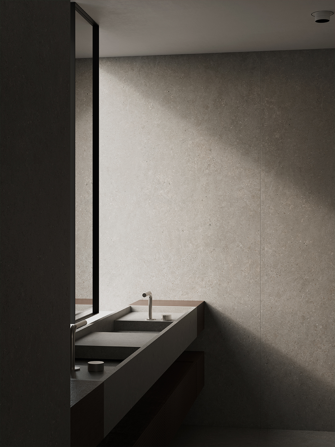 На стену Bera&Beren Light Grey Ductile Soft Textured 60x120 - фото 9