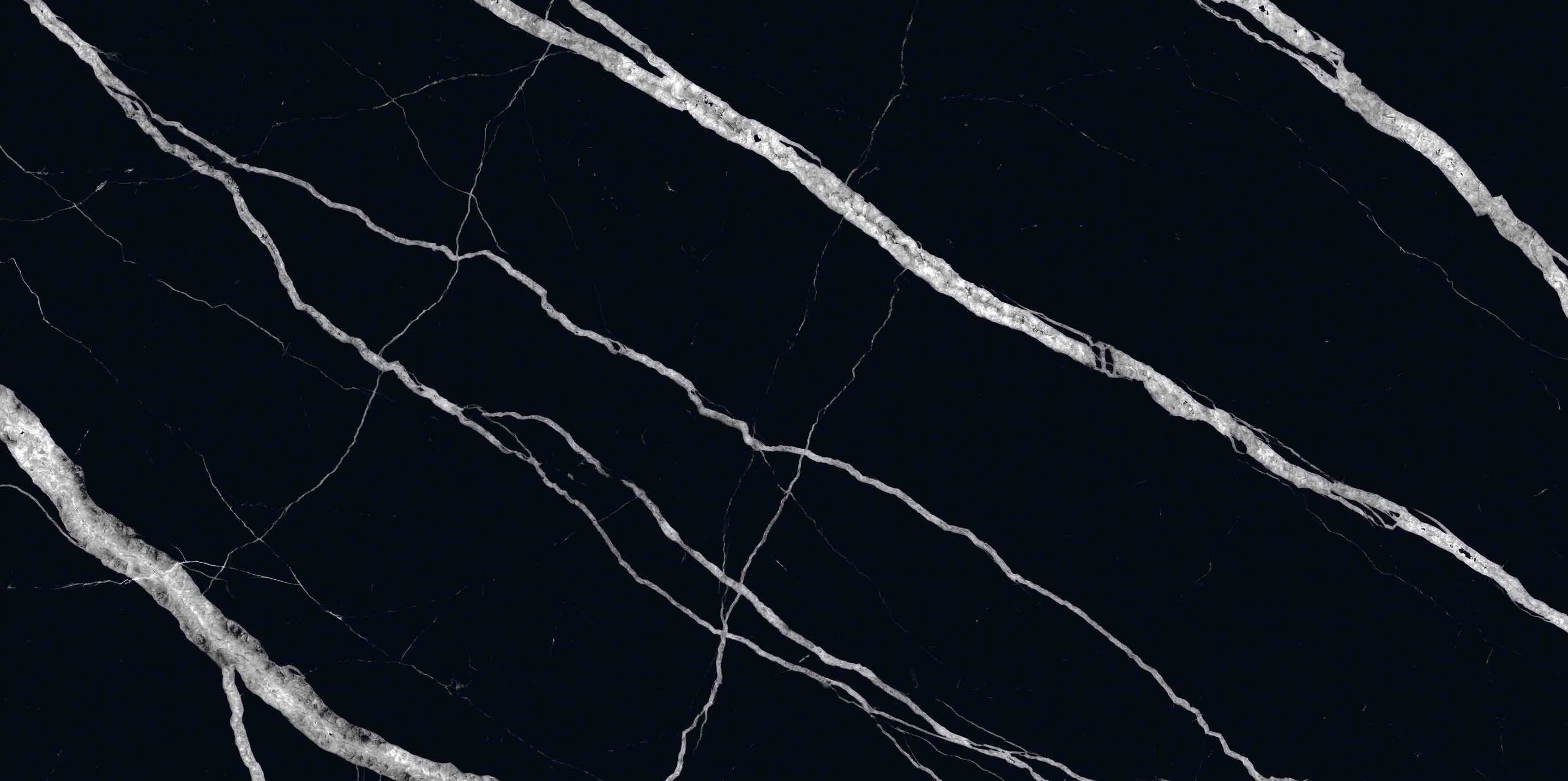 На пол Marble Black High Glossy 60x120 - фото 2