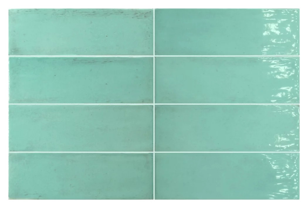 30682 На стену Fango Aquamarine Gloss 5x15 - фото 2