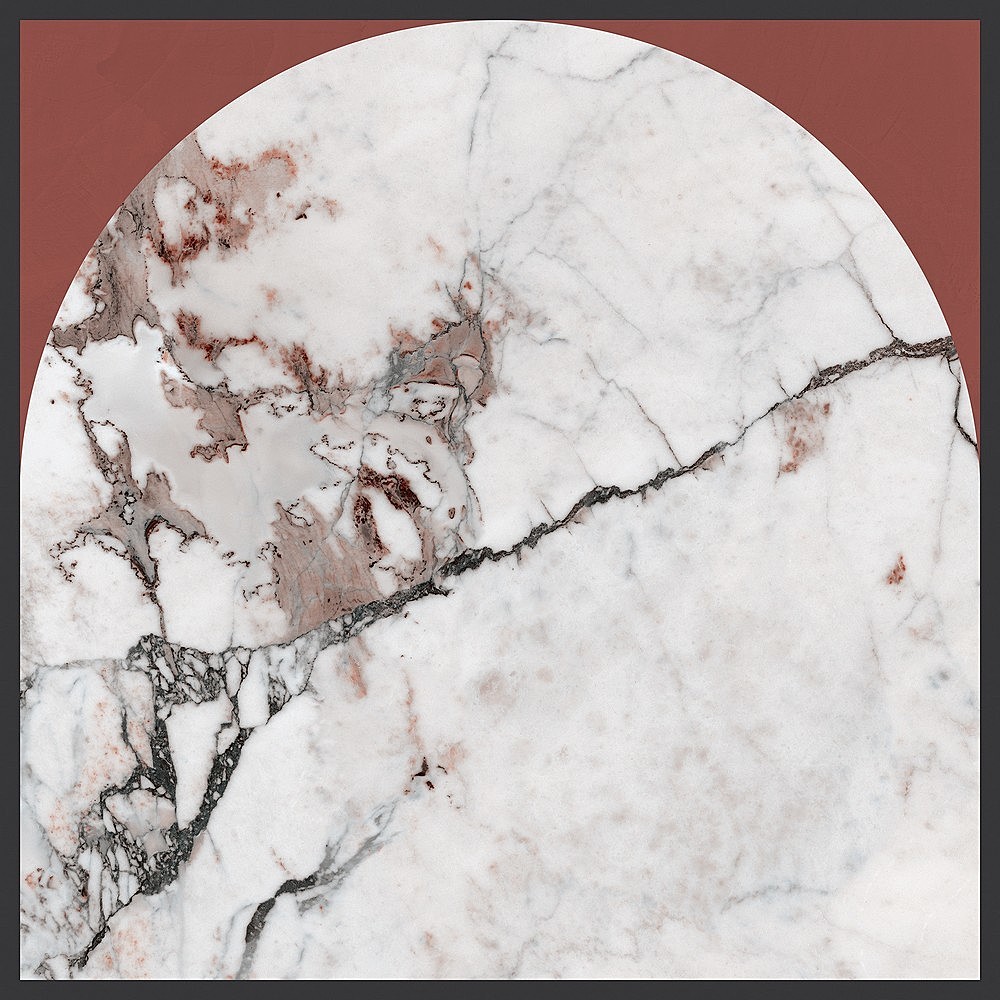 764119 Декор Policroma Arco Breccia-Mattone Mat Ret 6mm 120x120