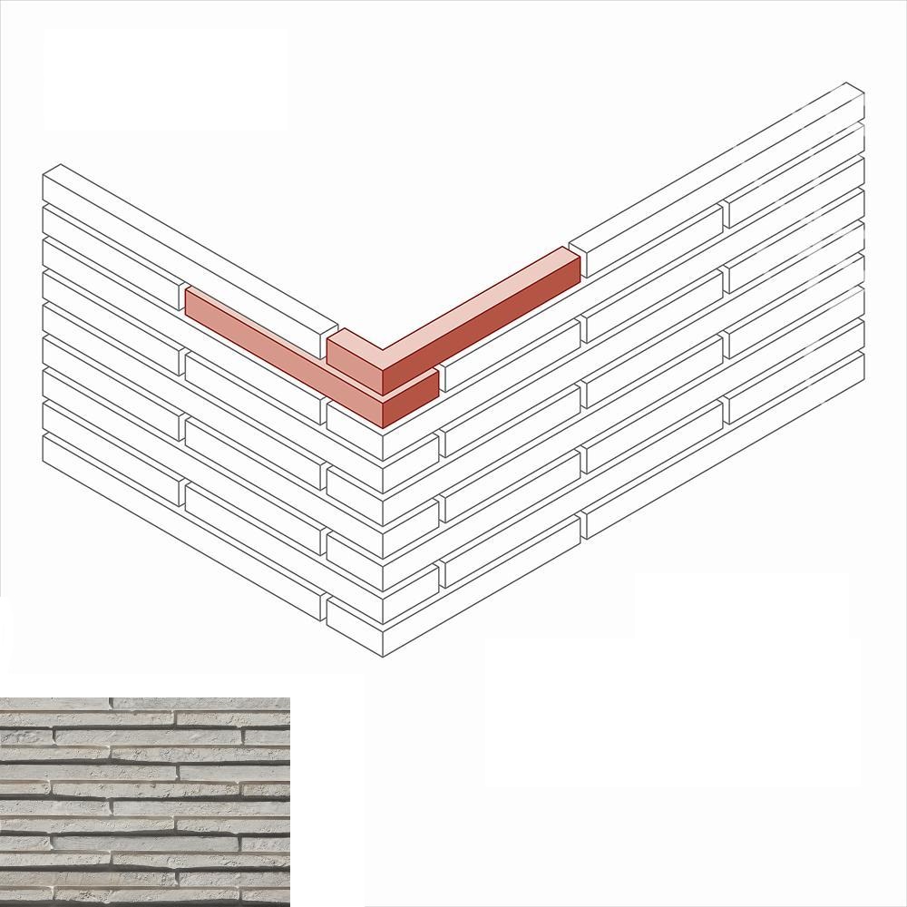 699-18 На стену Бран Брик 699-18 3D Design угол