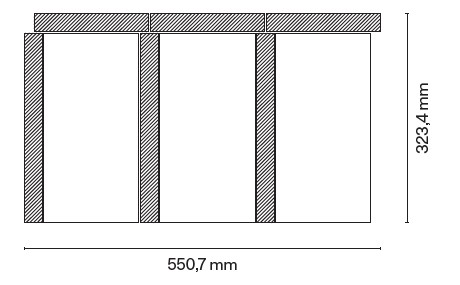 781833 Декор Sensi Terre Mattone + Cotone Tappeto Nat 55х32 - фото 2