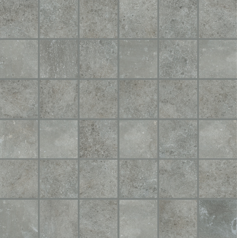 748392 Декор Pietre/3 Limestone Ash Mosaico 5x5 30x30