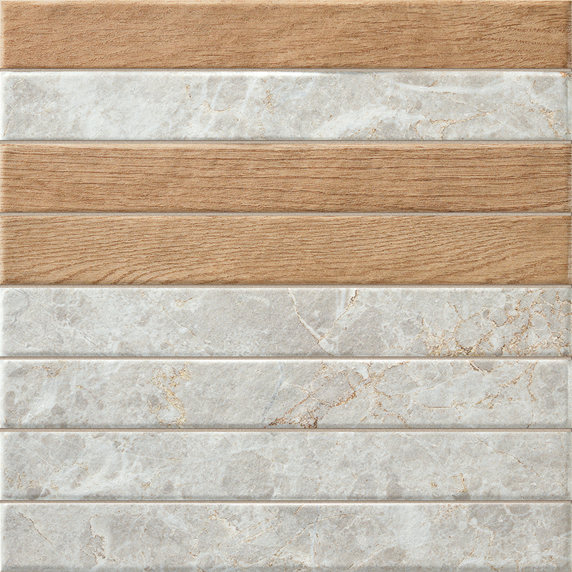 На стену Capri Brick White Mix 35x35