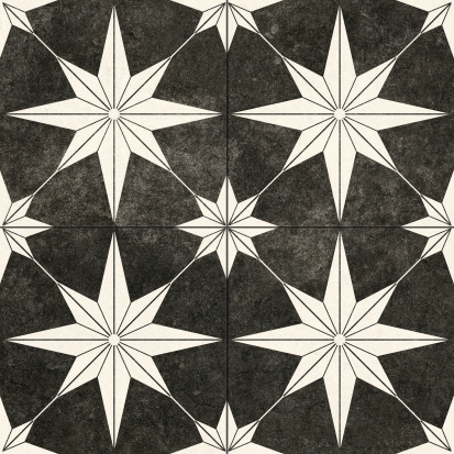 На пол Hidraulicos Star Antic Black 45x45