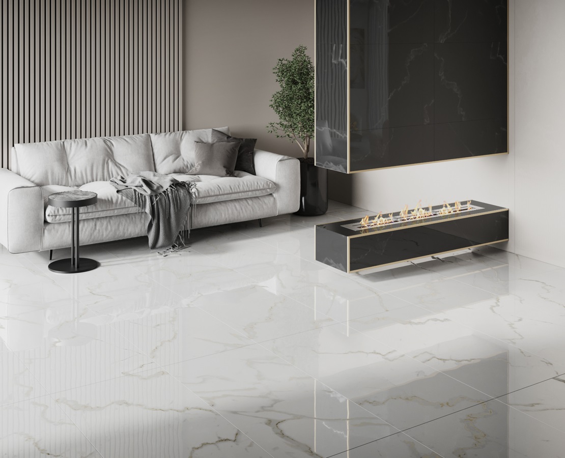 M4407P На пол Marble Avorio Beige Glossy 60x120 - фото 14