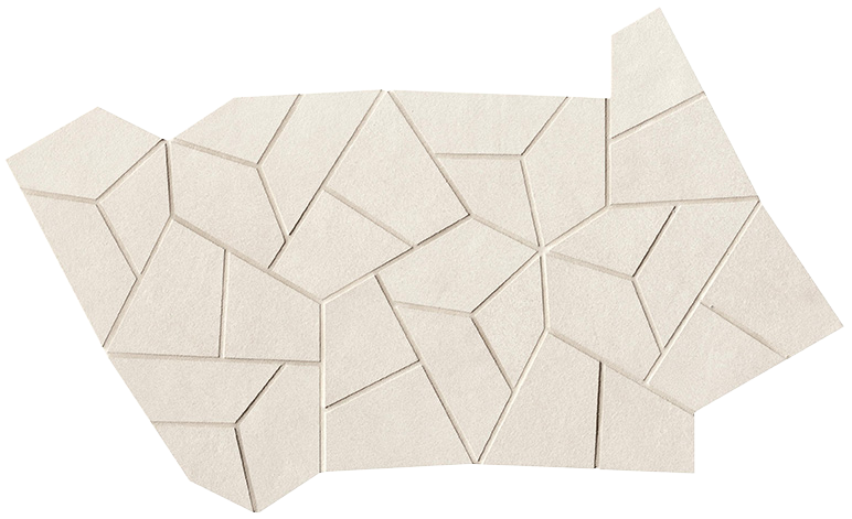 fPRQ На пол Sheer White Gres Fly Mosaico 25x41.5