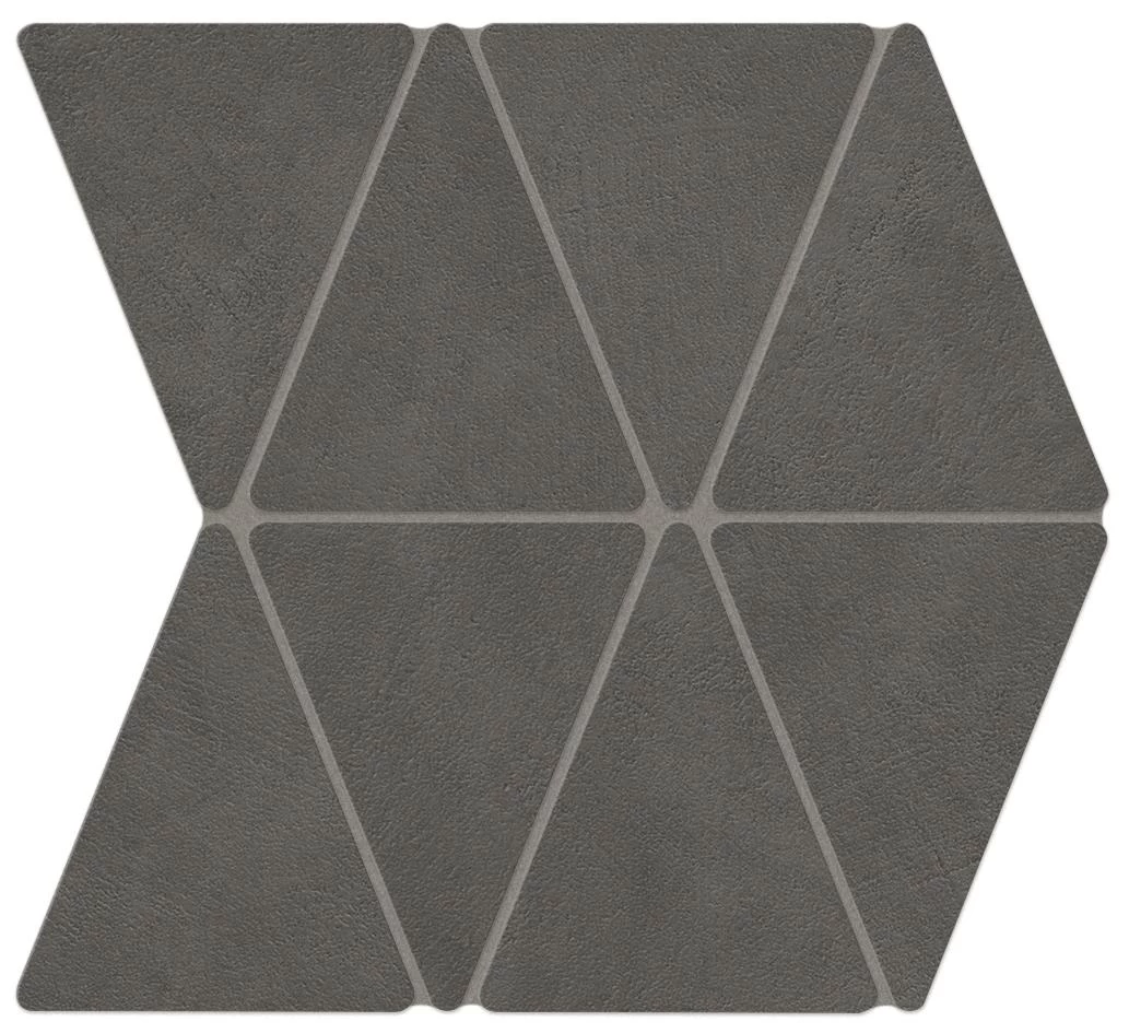 A7CR На пол Boost Natural Coal Mosaico Rhombus 36.7x33.8