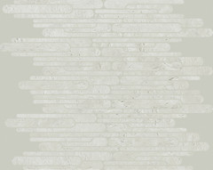 748406 Декор Pietre/3 Limestone White Mosaico Ellittico 30x30