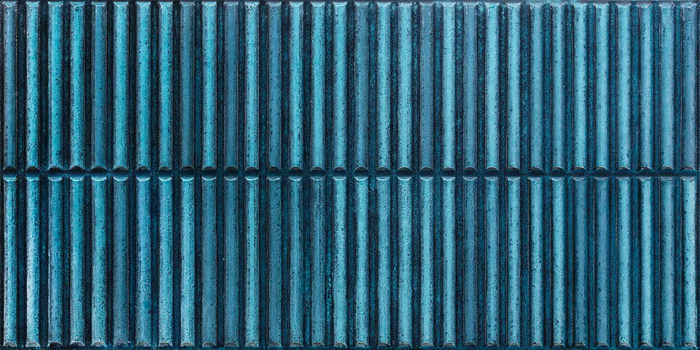 05232 На стену Homey Stripes Blue Glossy Ret 30x60