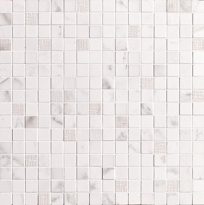 fRC0 На стену Roma Stone Carrara Delicato Mosaico 30.5x30.5