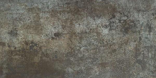 050.869.0298.11903 На пол Rusty Metal Coal Luxglass Rec 60x120