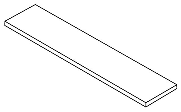 620070002649 Ступень Forte dei Marmi Quark Breccia di Caravaggio Scalino Angolare Dx 33x160