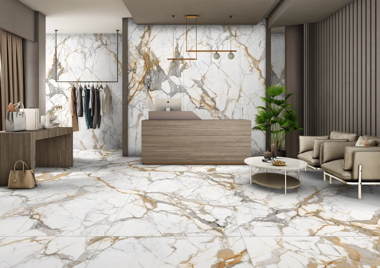 ENMAR3201SP80160 На пол Marble Senso White Matt 800x1600x9 - фото 34