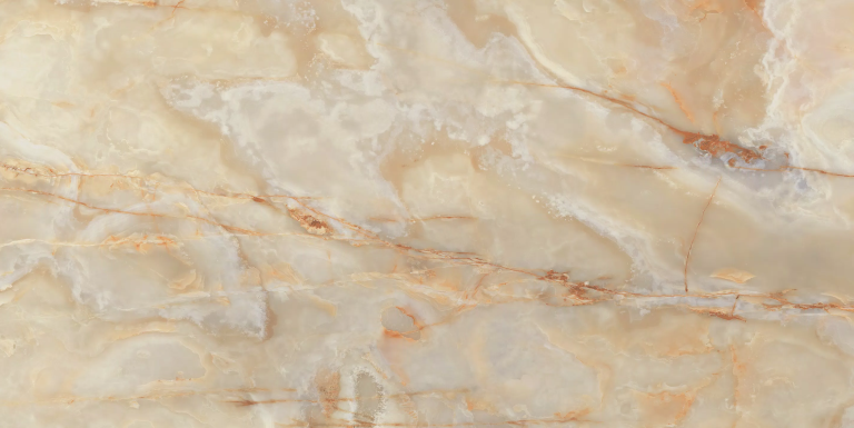 765900 На пол Onyx and More Golden Onyx Glossy Ret 6mm 120x240