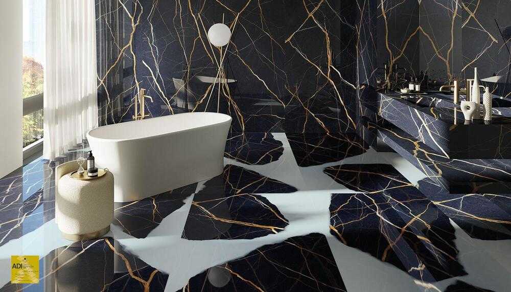 EKSQ На пол Unique Marble Paonazzetto Lappato 60x120 - фото 6