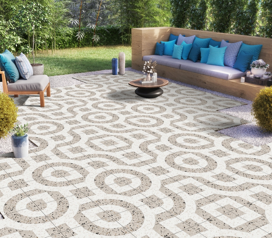 На пол Artstone Infinia Collection Spin Tropic Choko Matt 40х40 - фото 10