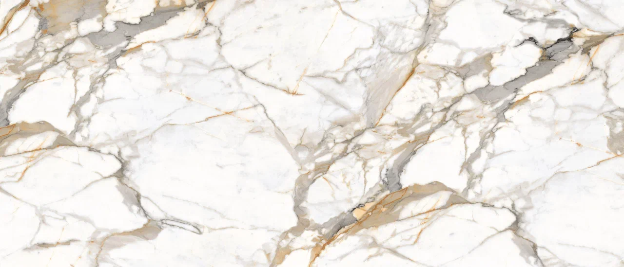 ENMAR7003FL120280 На пол Marble Calacatta Oro Full Lappato 1200x2800x6 - фото 2