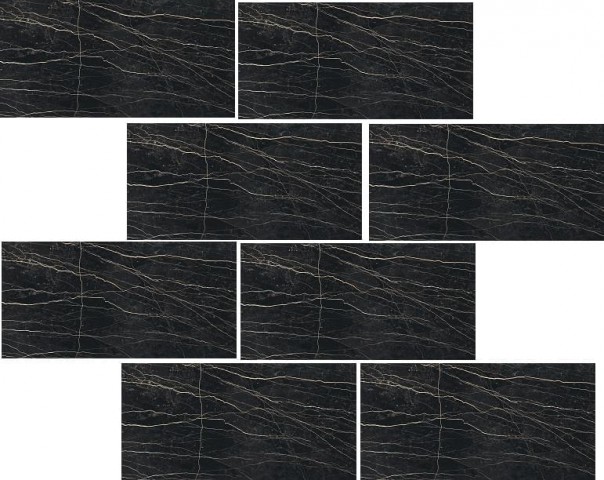 756357 Декор Prexious Thunder Night Mosaico Glossy 7.5x15 30x30