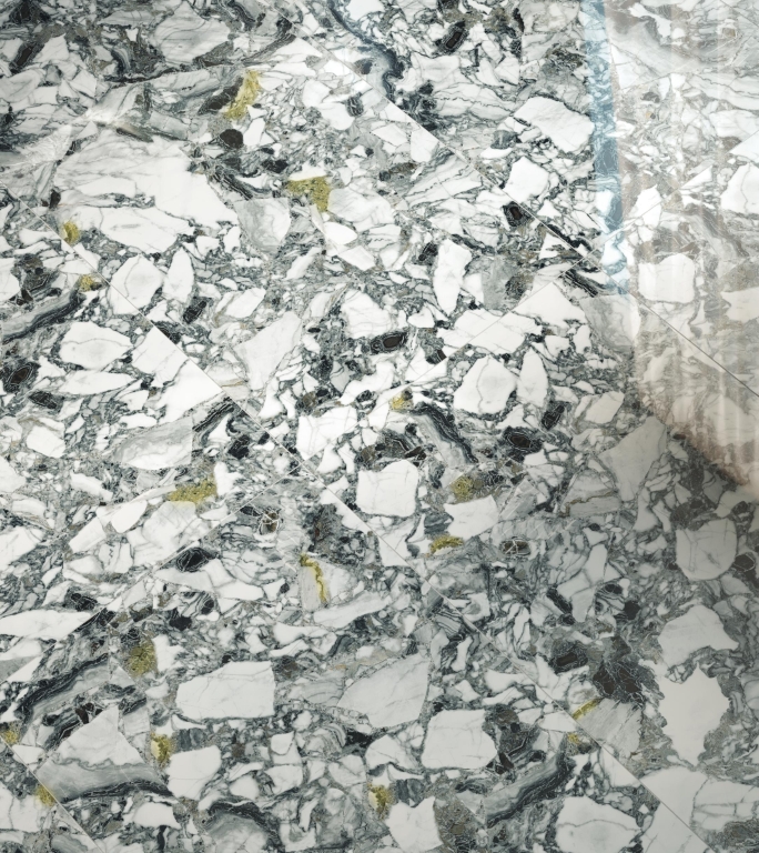 610110001189 На пол Forte dei Marmi Quark Oyster White Mosaic Cer Rett 30x30 - фото 10