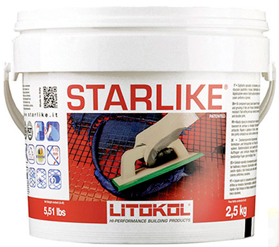  Litochrom Starlike LITOCHROM STARLIKE C.480 (Серебристо-серый) 5 кг - фото 2