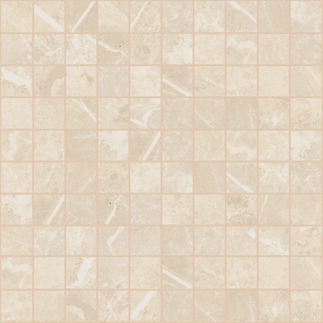 767151 Декор Elemental Stone Cream Dolomia Mosaico Luc 3x3 30x30