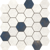 Декор Grunge Floor White Hexa As 28.3x29.4