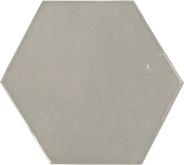 122079 Плитка Zellige Hexa Grey 12.4x10.8