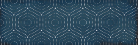1664-0180 Декор Парижанка Геометрия синий 20x60
