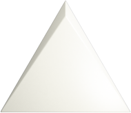 Evoke Triangle Cascade White Matt 15x17