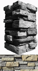 150-85 Искусственный камень Уайт Клиффс Серыйx10 28.5x10