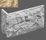 Искусственный камень Бретань Угловой элемент 051 33.5x20