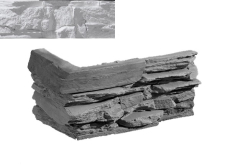 Искусственный камень Верона Угловой элемент 100 20x10