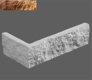 Искусственный камень Неаполь Угловой элемент 345/20x5.2x1.2 20x5.2