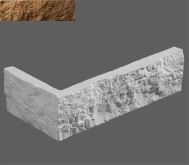 Искусственный камень Неаполь Угловой элемент 370/20x5.2x1.2 20x5.2