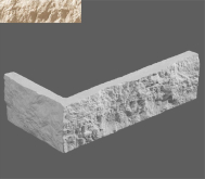Искусственный камень Неаполь Угловой элемент 404/20x5.2x1.2 20x5.2