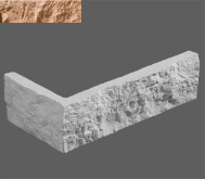 Искусственный камень Неаполь Угловой элемент 431/20x5.2x1.2 20x5.2