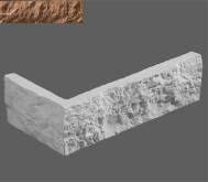Искусственный камень Неаполь Угловой элемент 915/20x5.2x1.2 20x5.2