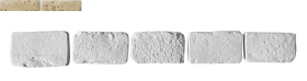 Искусственный камень Орлеан Тычок 050 12-14x7-8x1.7 14x8