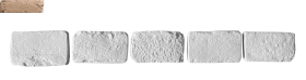 Искусственный камень Орлеан Тычок 402 12-14x7-8x1.7 14x8