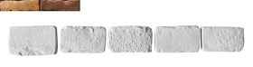 Искусственный камень Орлеан Тычок 440 12-14x7-8x1.7 14x8