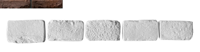 Искусственный камень Орлеан Тычок 443 12-14x7-8x1.7 14x8