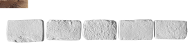 Искусственный камень Орлеан Тычок 444 12-14x7-8x1.7 14x8