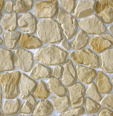 Искусственный камень Хантли Плоский бежевый рельефный 11-28 x 5-22.5 11x5